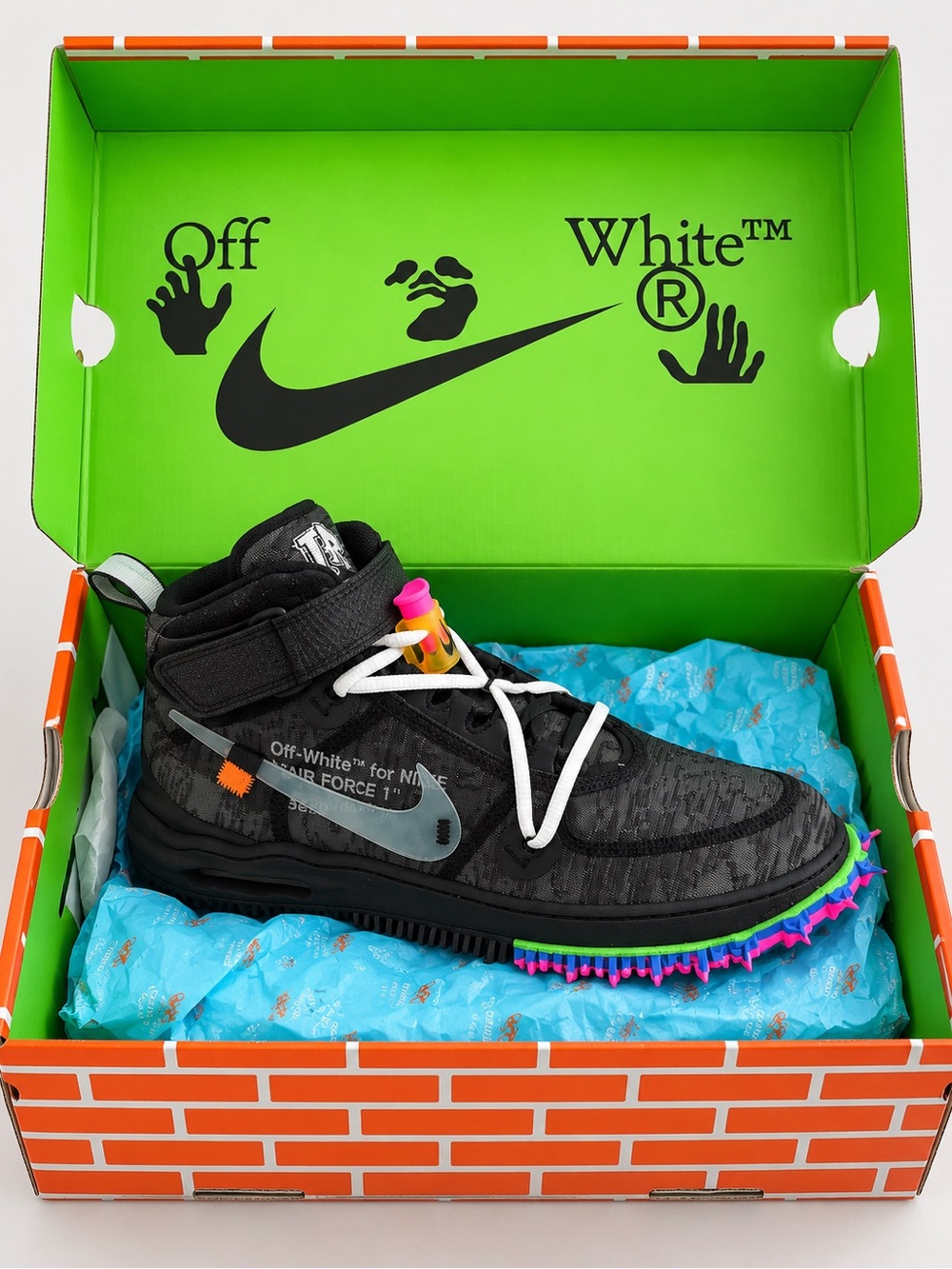 Off-White x Nike Mens Air Force 1 Mid